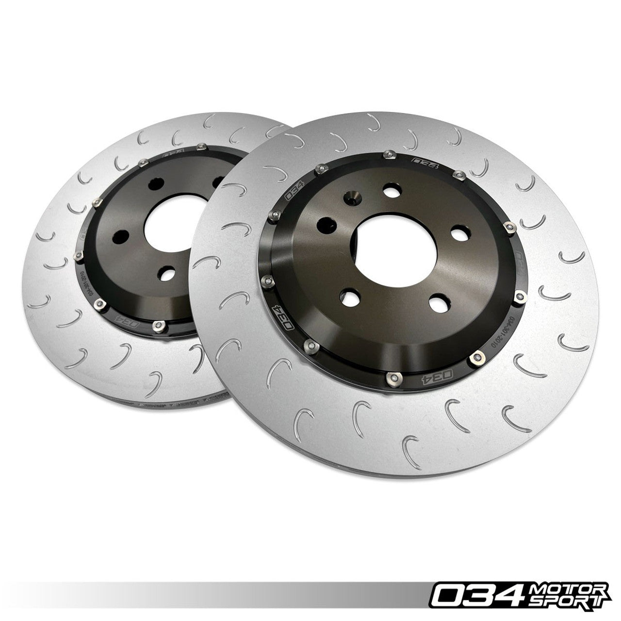 034Motorsport 2-piece Floating Rear Brake Rotor Upgrade Kit - B9/B9.5 RS5