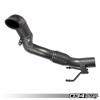 034Motorsport Cast Stainless Steel Performance Downpipe - A3 8V / Golf 7 GTI 2WD EA888 Gen 3 1.8T/2.0T