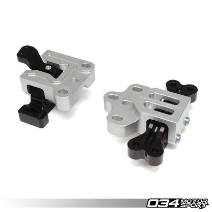 034Motorsport Motorsport Streetsport Engine/Transmission Mount Billet Aluminium Pair - 8P A3 3.2, 8J TT 3.2, MK5 R32