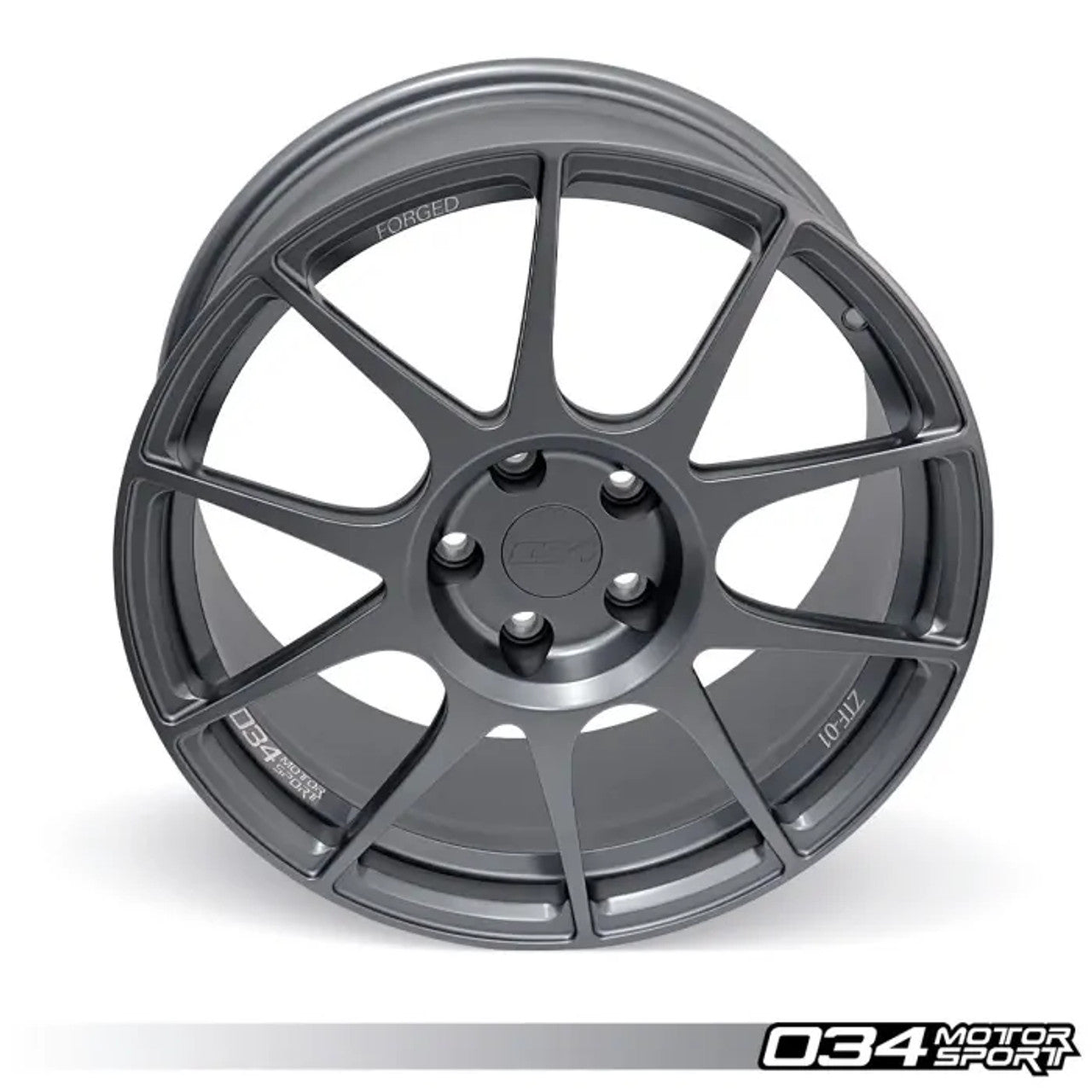 034Motorsport ZTF-01 Forged Wheels, 18x8.5 ET45, 57.1mm Bore