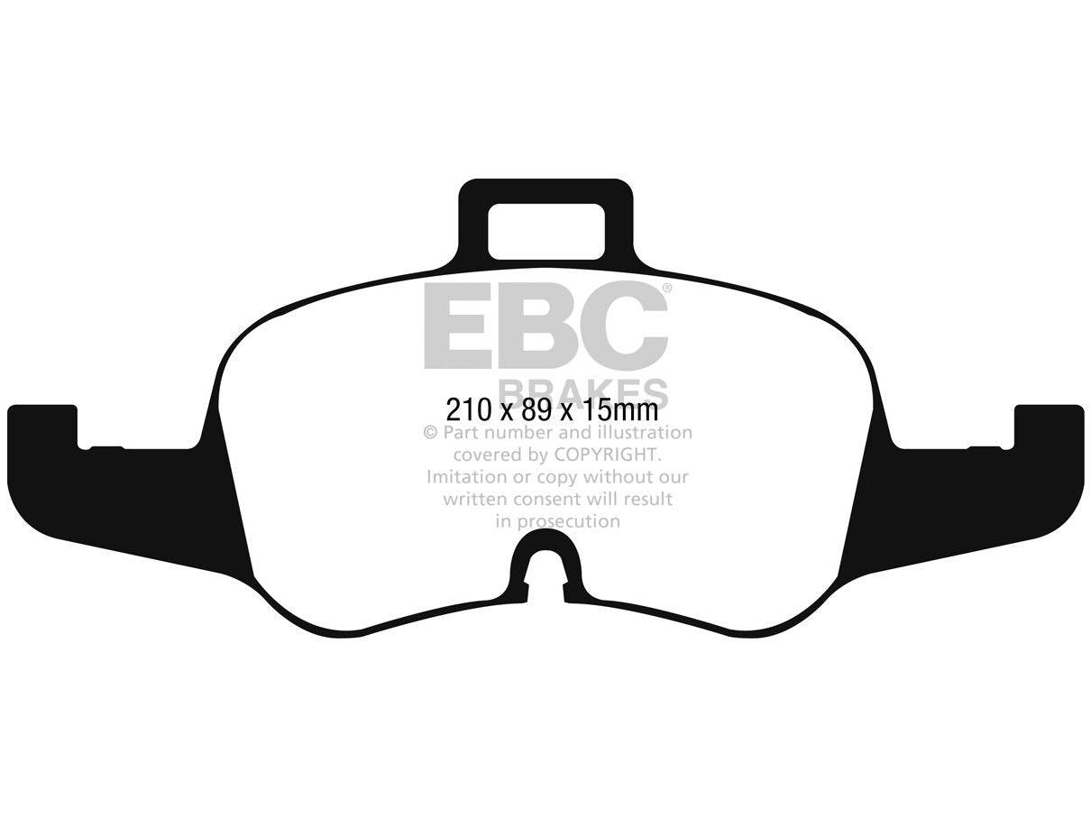 EBC Audi 8S TTS Redstuff Sport Front Brake Pads - ATE Caliper - Motorsport Calibrations