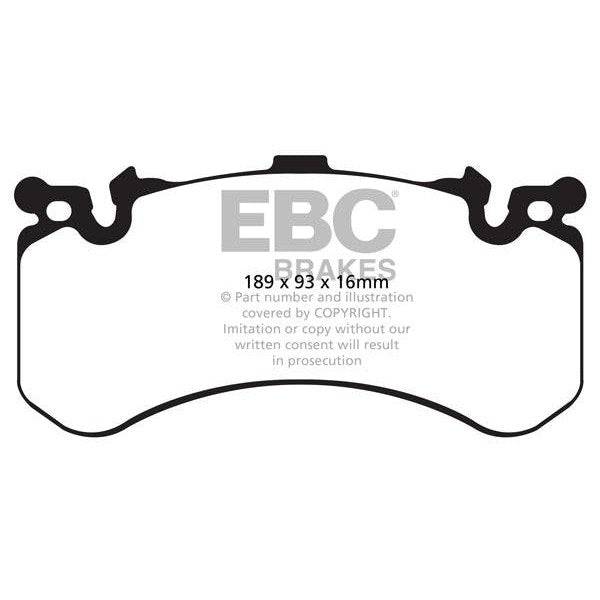 EBC Audi D4 C7 Redstuff Sport Front Brake Pads - Brembo Caliper (S6, S7 & S8) - Motorsport Calibrations