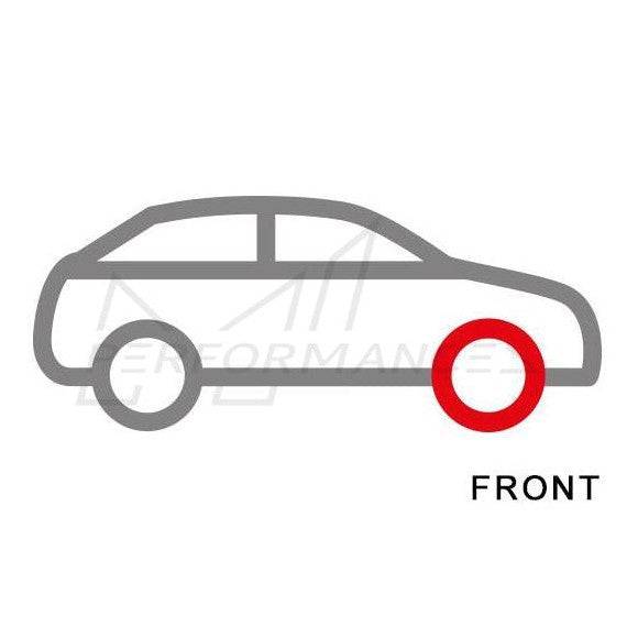 EBC Audi Seat Skoda Volkswagen Redstuff Sport Front Brake Pads - ATE Caliper (Inc. 8P A3, 8P S3, MK5 Golf & B6 Passat) - Motorsport Calibrations