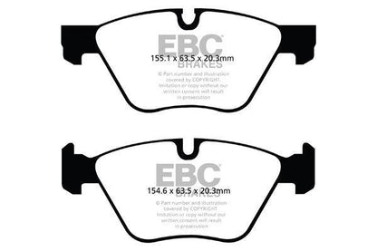 EBC BMW F10 F11 Redstuff Sport Front Brake Pads - ATE Caliper (Inc. 518i, 520i, 523i & 525i) - Motorsport Calibrations