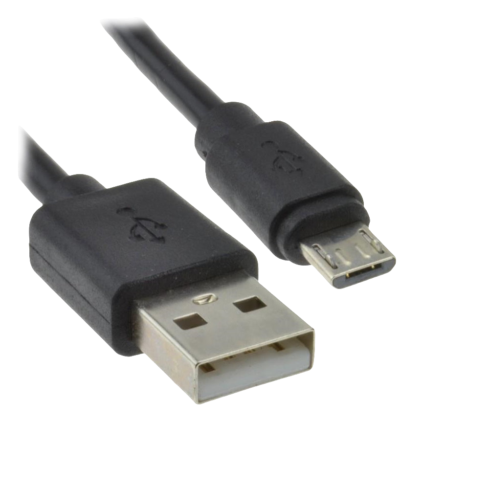 EMU Black Comms Cable - USB A to Micro USB