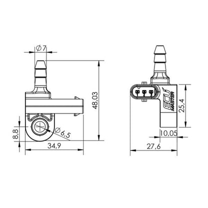 Ecumaster 4 bar MAP sensor