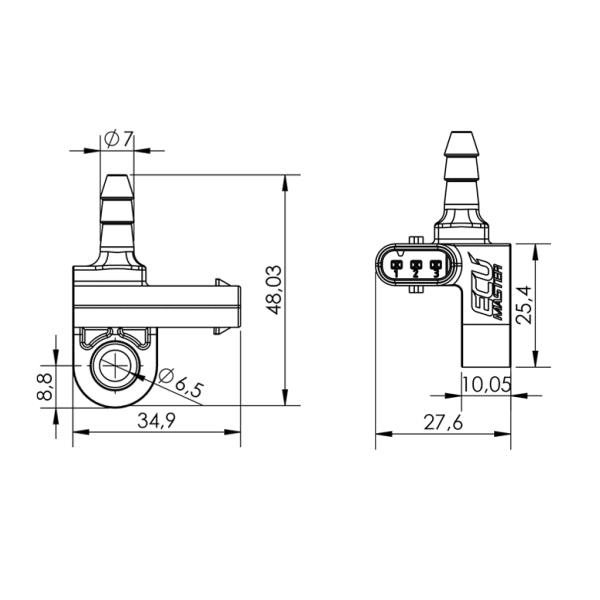 Ecumaster 4 bar MAP sensor