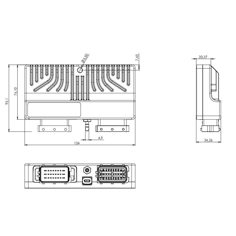 Ecumaster EMU Black ECU - New Version USB C