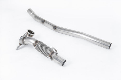 Large-bore Downpipe and De-cat - Includes GPF Delete Section - Fits only with Milltek Sport Cat Back System - Requires Stage 2 ECU Software - Golf - Mk7.5 R Variant 2.0 TSI 300PS GPF Equipped Models Only - 2019 - 2020 - SSXVW511