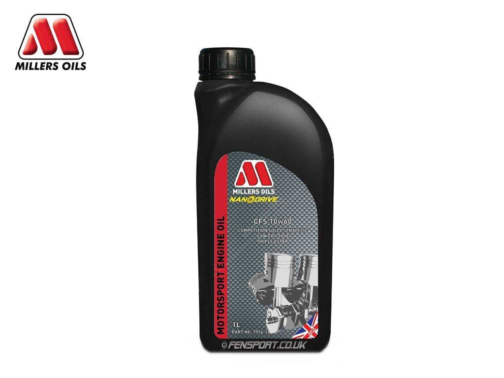 Millers - Fully Synthetic Engine Oil - CFS 10w60 - 1 Litre - Motorsport Calibrations