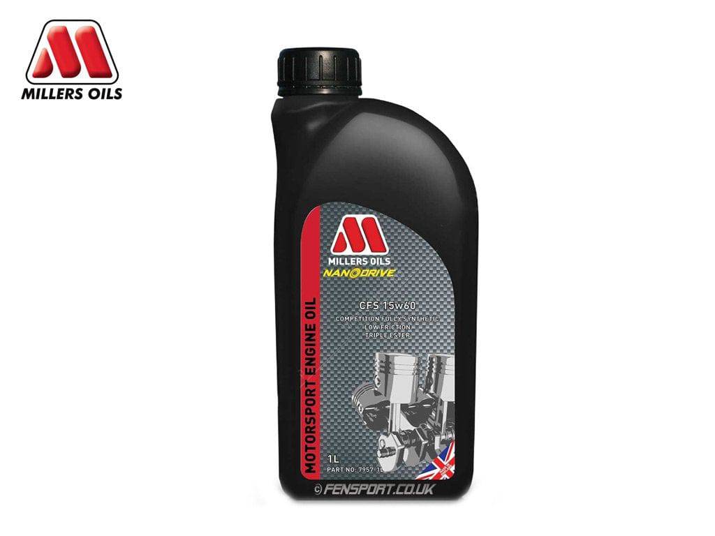 Millers - Fully Synthetic Engine Oil - CFS 15w60 - 1 Litre - Motorsport Calibrations