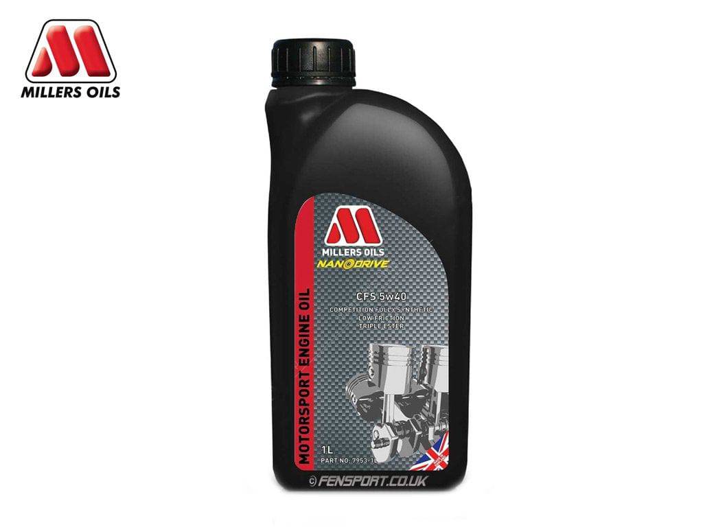 Millers - Fully Synthetic Engine Oil - CFS 5w40 - 1 Litre - Motorsport Calibrations