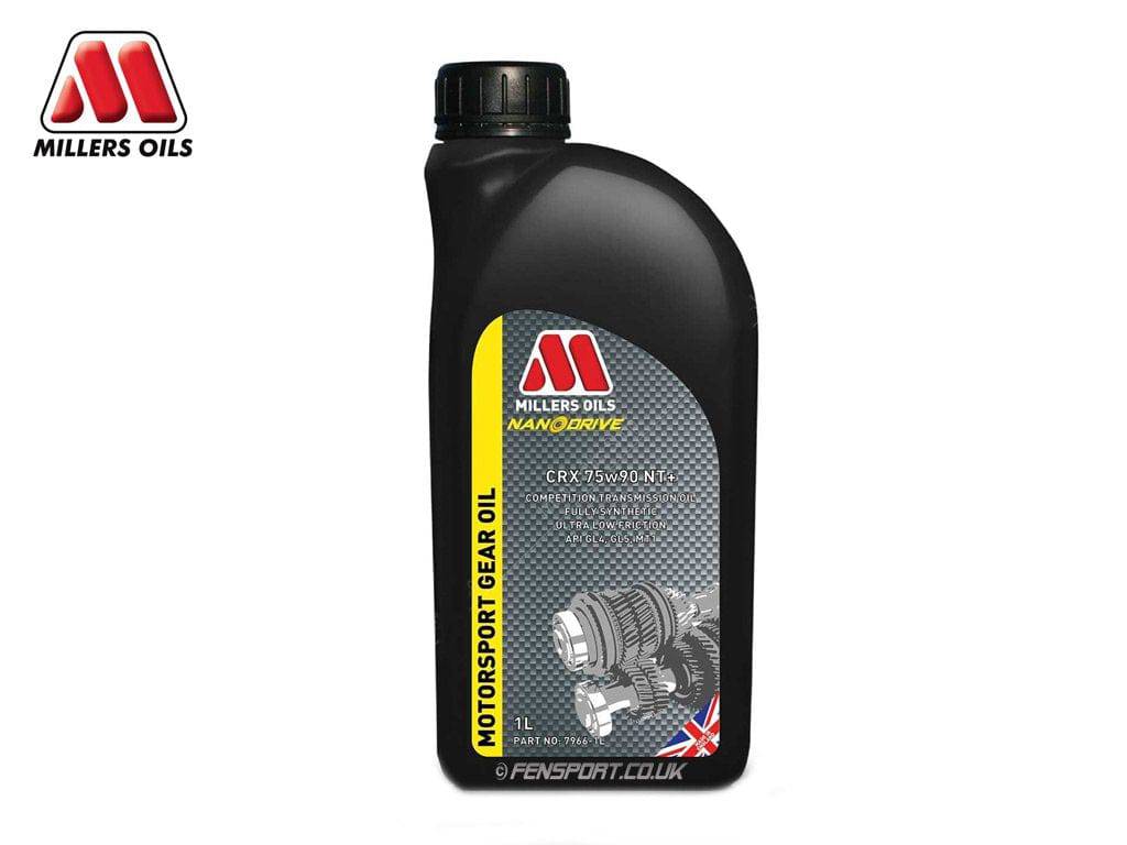 Millers Gear Oil - CRX 75w90 NT+ - 1 Litre - Motorsport Calibrations