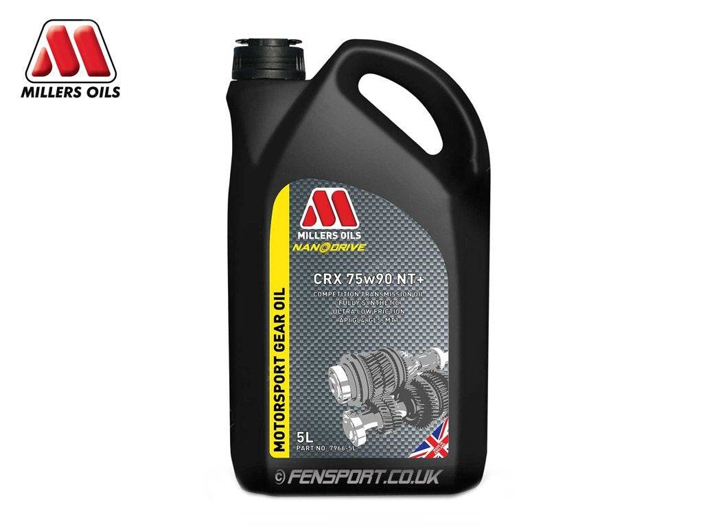 Millers Gear Oil - CRX 75w90 NT+ - 5 Litre - Motorsport Calibrations