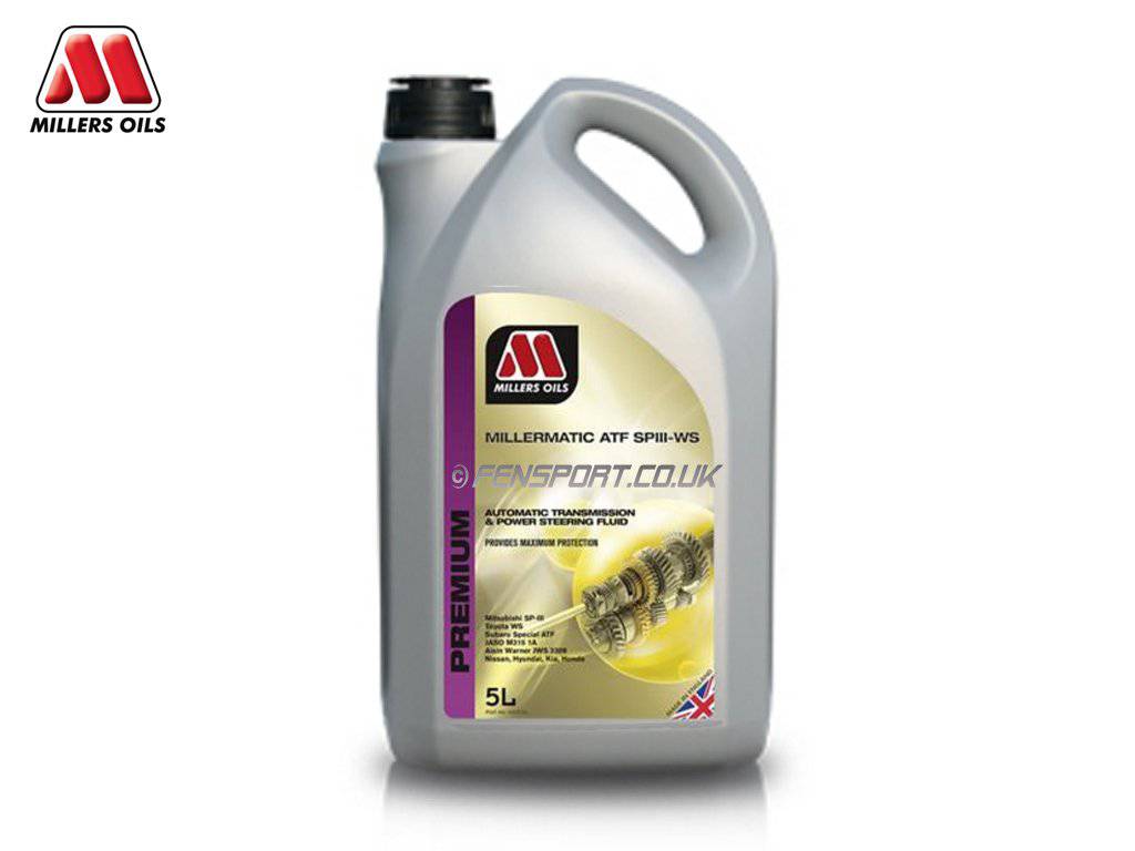 Millers Millermatic - Automatic Transmission Fluid - SP111-WS - 5 Litre - Motorsport Calibrations