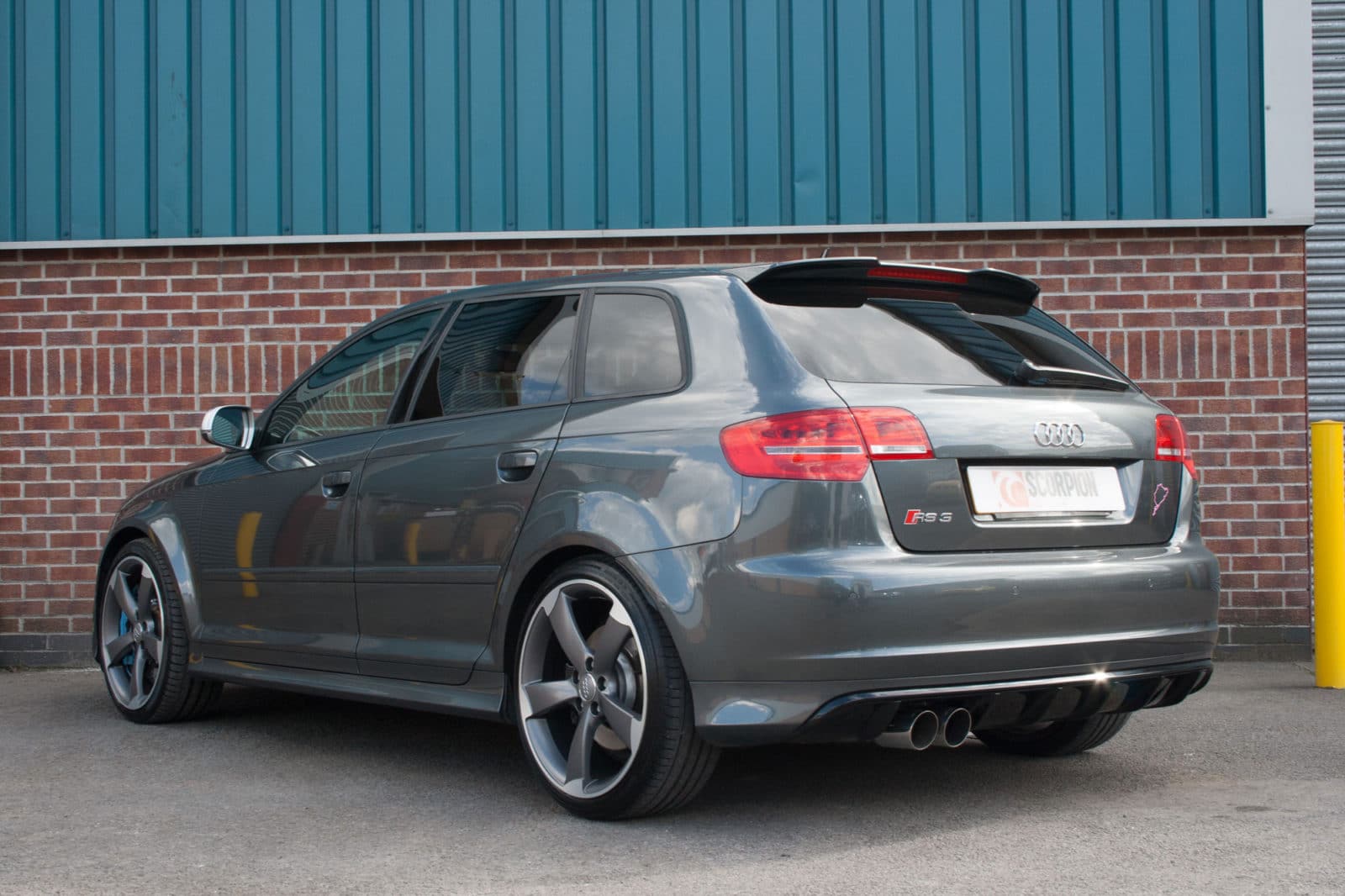 Scorpion Audi RS3 8P (2011-2012) Non-Resonated Secondary Cat-Back Exhaust - Dark Road Performance