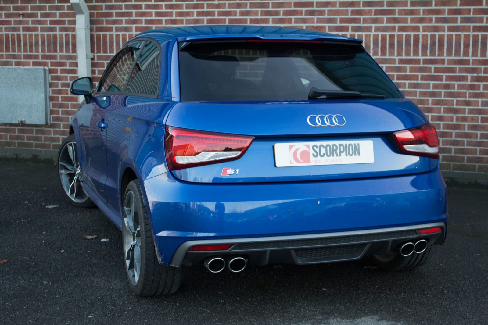 Scorpion Audi S1 2.0 TFSI Quattro (2014-2018) Cat-Back System with Electronic Valves - Dark Road Performance