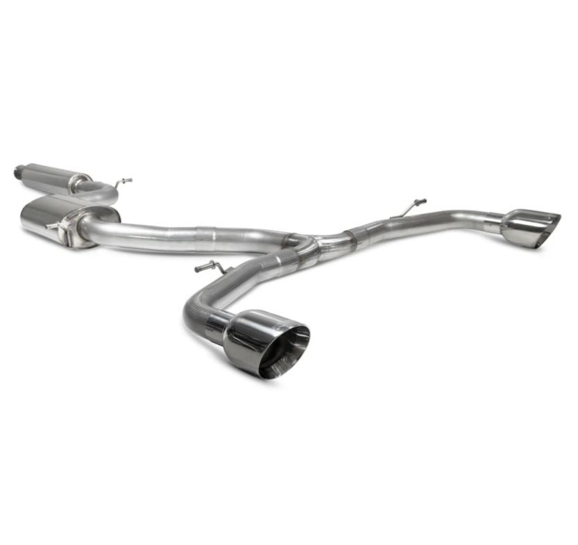 Scorpion GPF-back Exhaust System - Golf MK8 GTI - Dark Road Performance