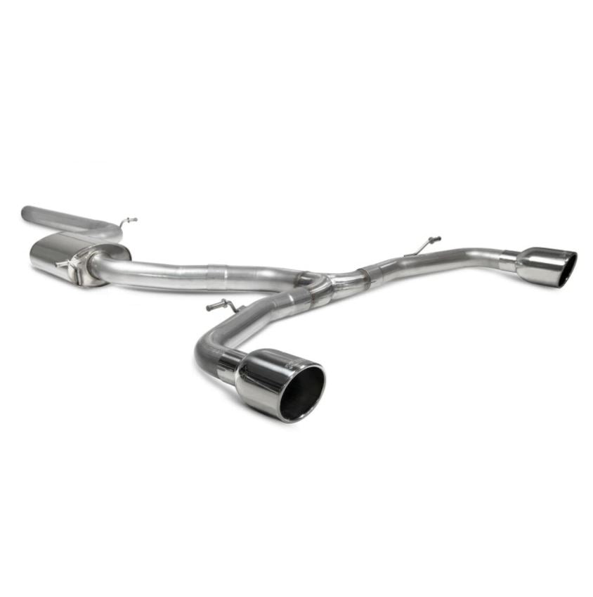 Scorpion GPF-back Exhaust System - Golf MK8 GTI - Dark Road Performance