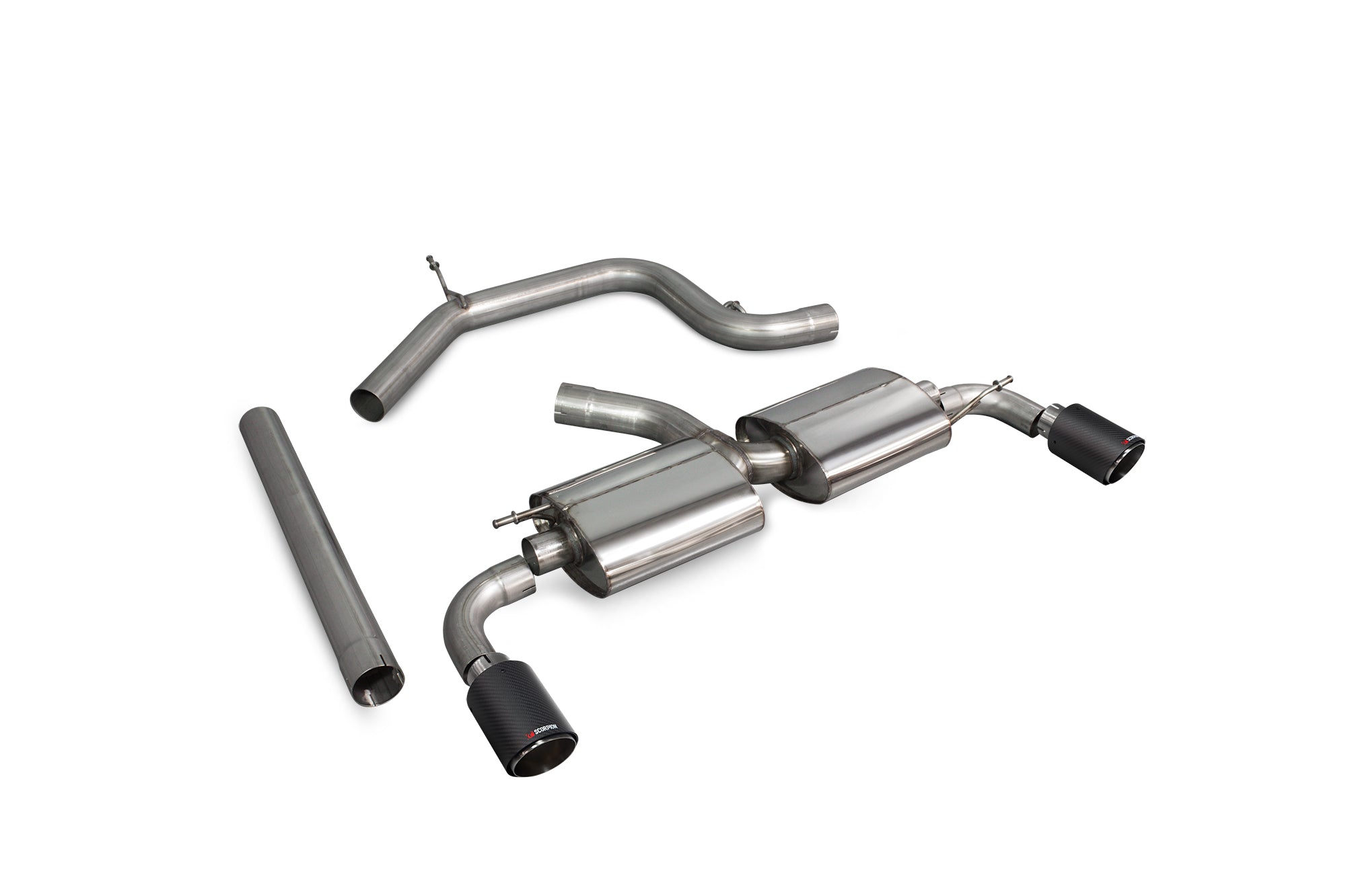 Scorpion VW Scirocco R 2.0TSI (09-15) Cat-Back System - Dark Road Performance