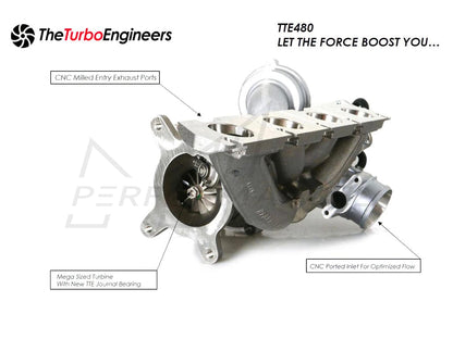 TTE VW/Audi 2.0T TFSI Turbocharger Upgrade TTE480+ EA113 A3, TT, Beetle & Golf