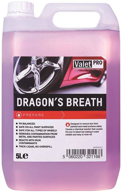 ValetPro Dragon's Breath pH Neutral Wheel Cleaner 1L - Dark Road Performance