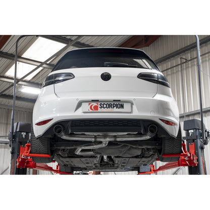 Volkswagen Golf MK7 GTD Scorpion Exhaust - Requires GTI Diffuser - Dark Road Performance