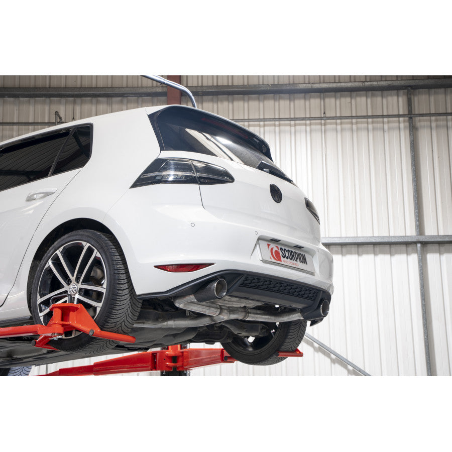 Volkswagen Golf MK7 GTD Scorpion Exhaust - Requires GTI Diffuser - Dark Road Performance