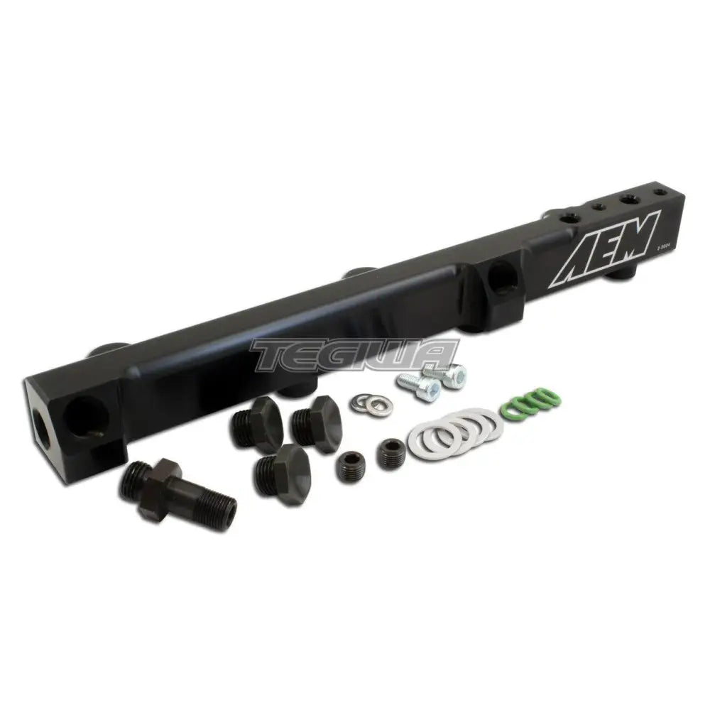 AEM High Volume Fuel Rail Black Honda F-Series F22A1 F22A4 F22A6 H-Series H22A1 H22A4 H23A1