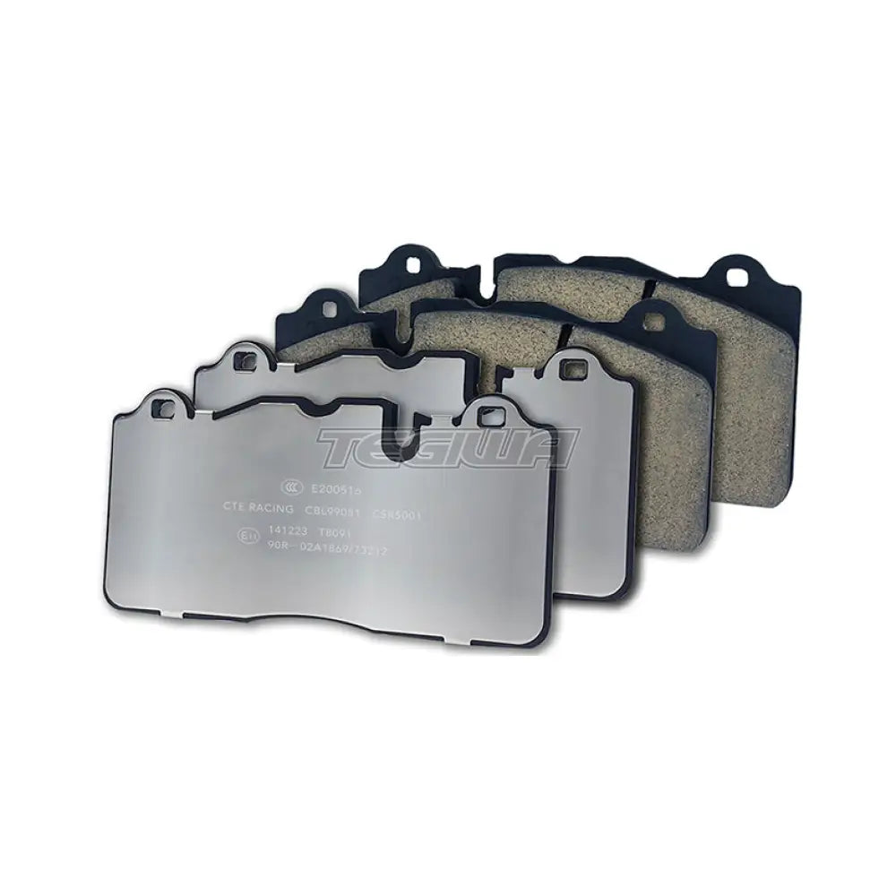 CTE Carbon Ceramic Street and Track Brake Pads to Fit AP Racing Caliper 6-Pot CP8520/8521/8522/9560/9561/9562