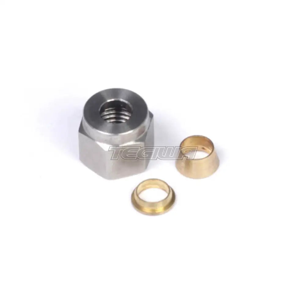 Haltech 1/4in Nut and Brass Ferrule Only