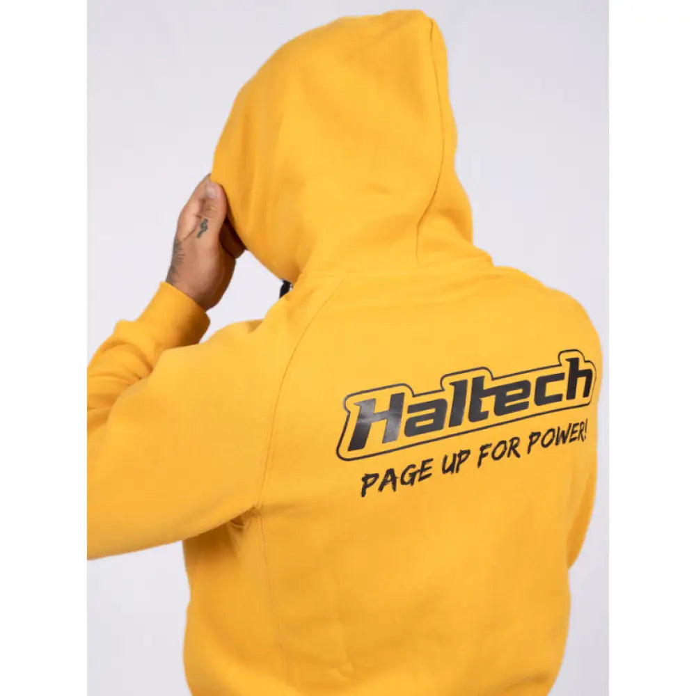 Haltech "Classic" Hoodie Yellow