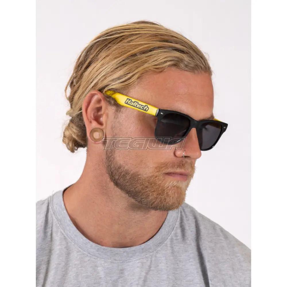 Haltech Sunglasses Black and Yellow