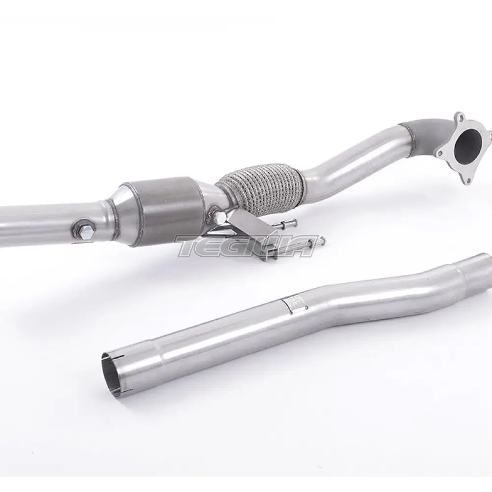 Milltek Audi A3 1.8 TSI 2WD 3-Door 2008-2012 Cast Downpipe with HJS High Flow Sports Cat Exhaust