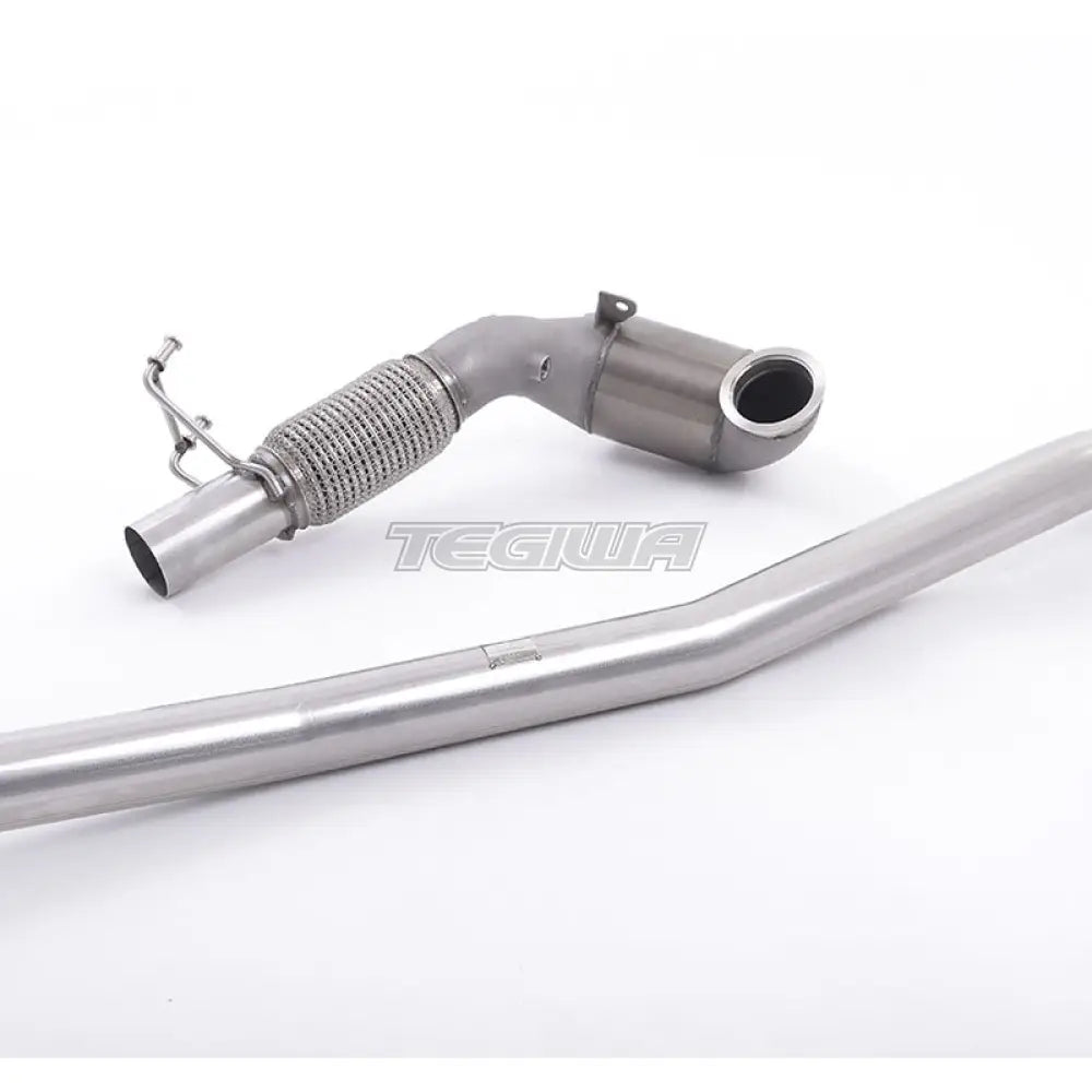 Milltek Audi A3 2.0 TFSI quattro Sedan 8V (US-only) 2014-2020 Large Bore Downpipe and Hi-Flow Sports Cat Exhaust - SSXAU381