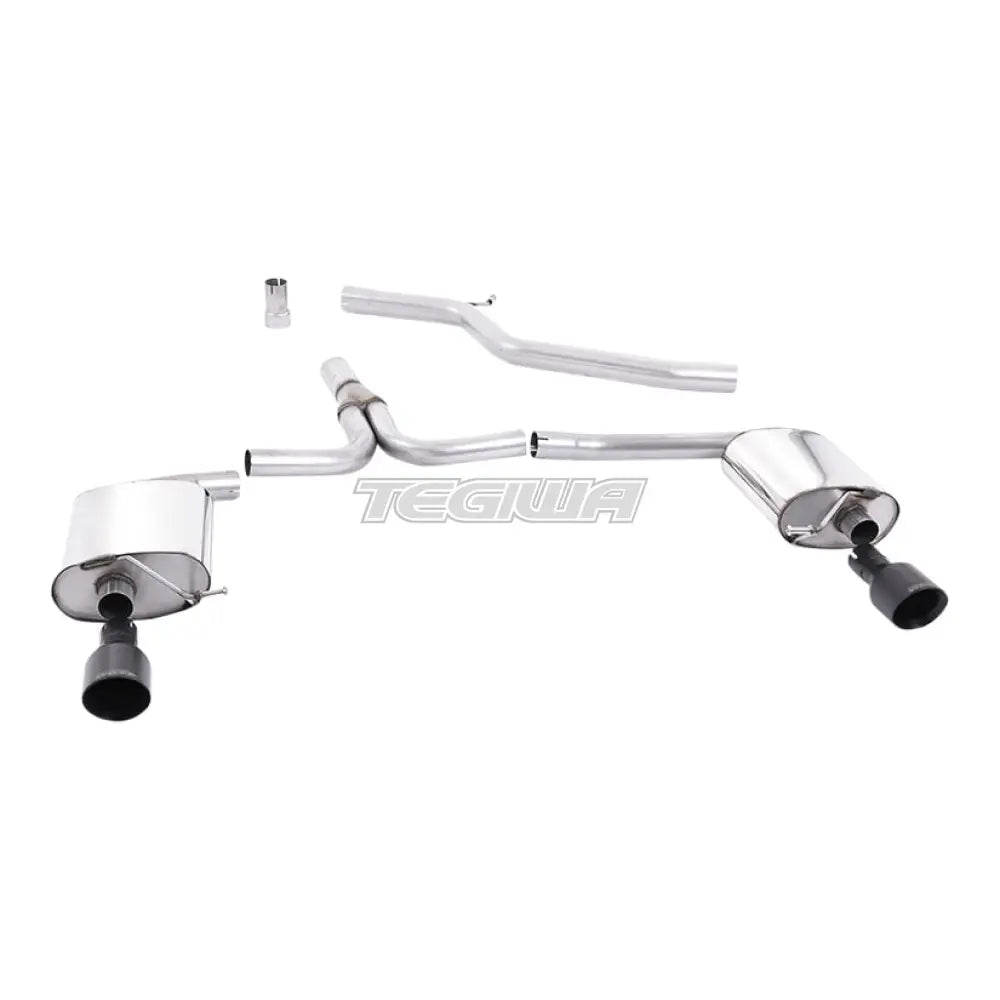 Milltek Audi A4 2.0 TDi B8 140PS / 177PS 2WD Saloon and Avant (S line models only) 2009-2011 Cat-back Exhaust