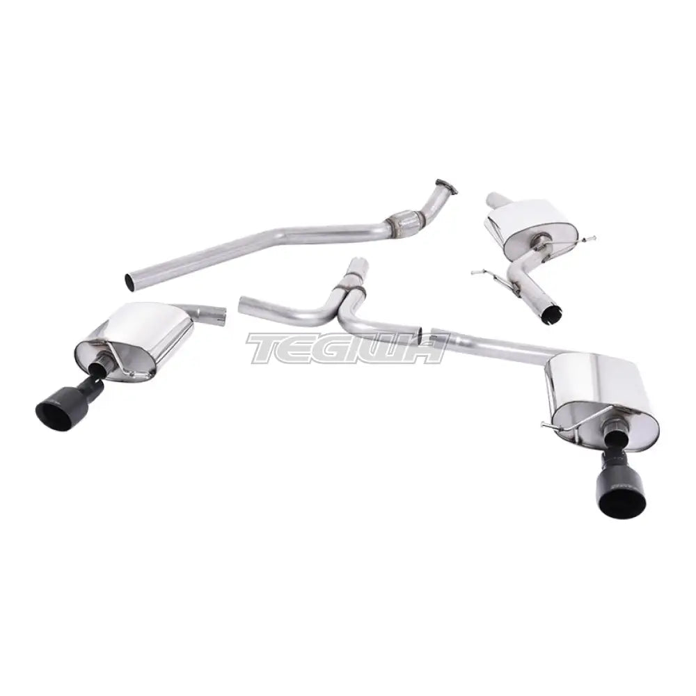 Milltek Audi A4 2.0 TFSI S line B8 (2WD and quattro manual-only) Saloon & Avant 2008-2011 Cat-back Exhaust