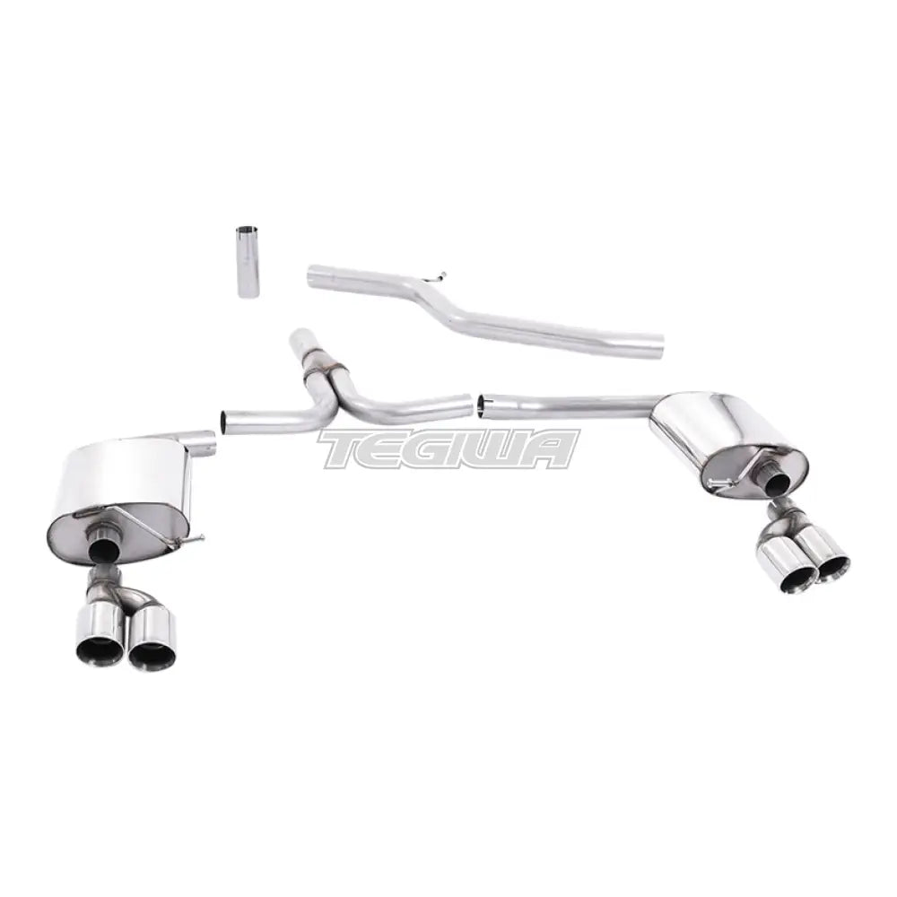 Milltek Audi A4 3.0 TDi B8 quattro Saloon and Avant 2008-2011 Cat-back Exhaust