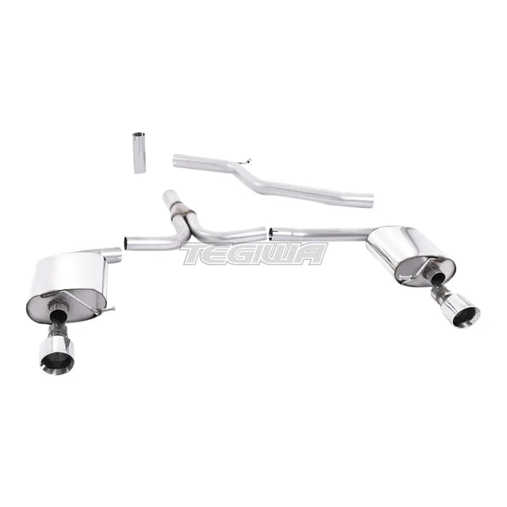 Milltek Audi A4 3.0 TDi B8 quattro Saloon and Avant 2008-2011 Cat-back Exhaust