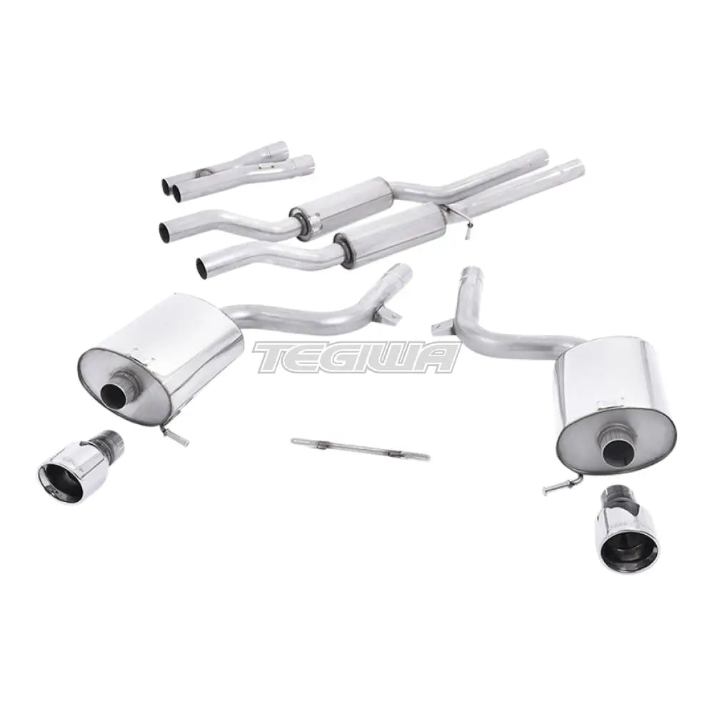 Milltek Audi A4 3.0 V6 B6 quattro Saloon Avant & Cabriolet 2001-2005 Cat-back Exhaust - SSXAU100