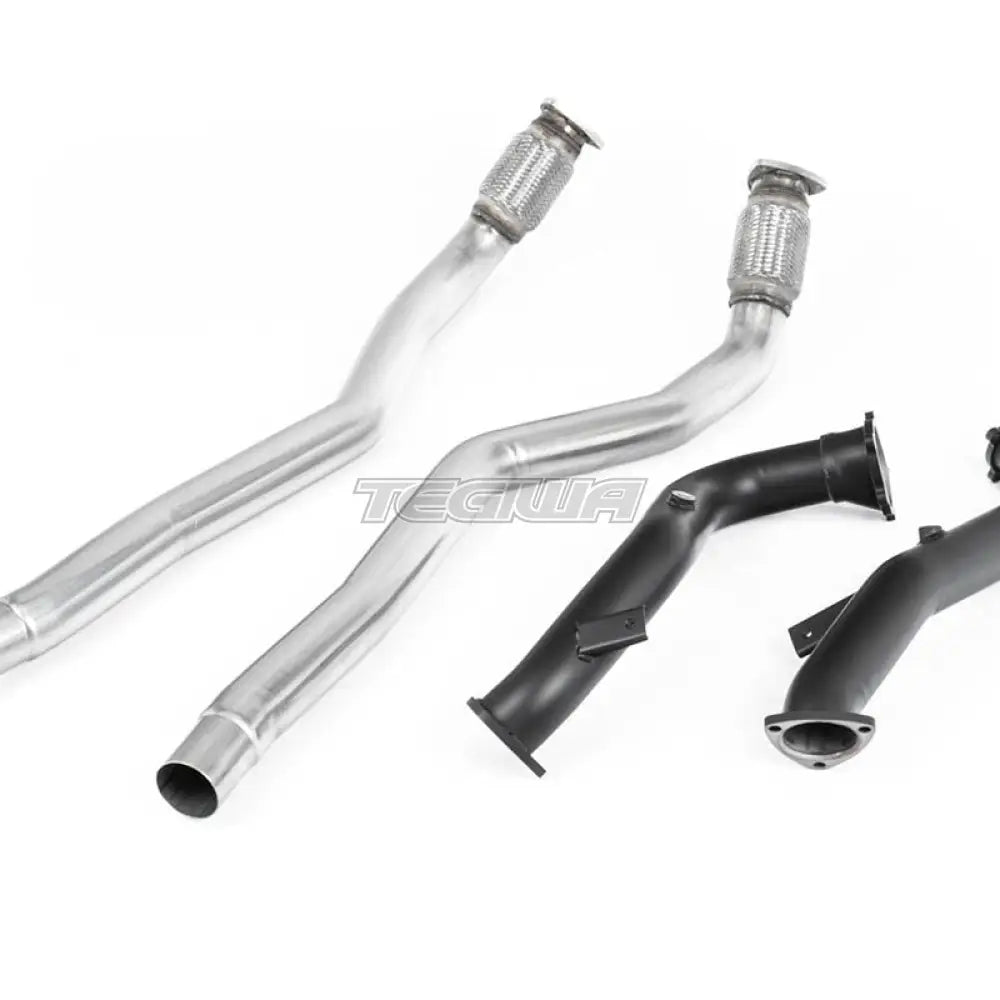 Milltek Audi RS7 C7 Sportback 4.0 V8 TFSI biturbo inc Performance Edition 2013-2018 Large-bore Exhaust Downpipes and Cat Bypass Exhaust Pipes Exhaust - Milltek Fitment