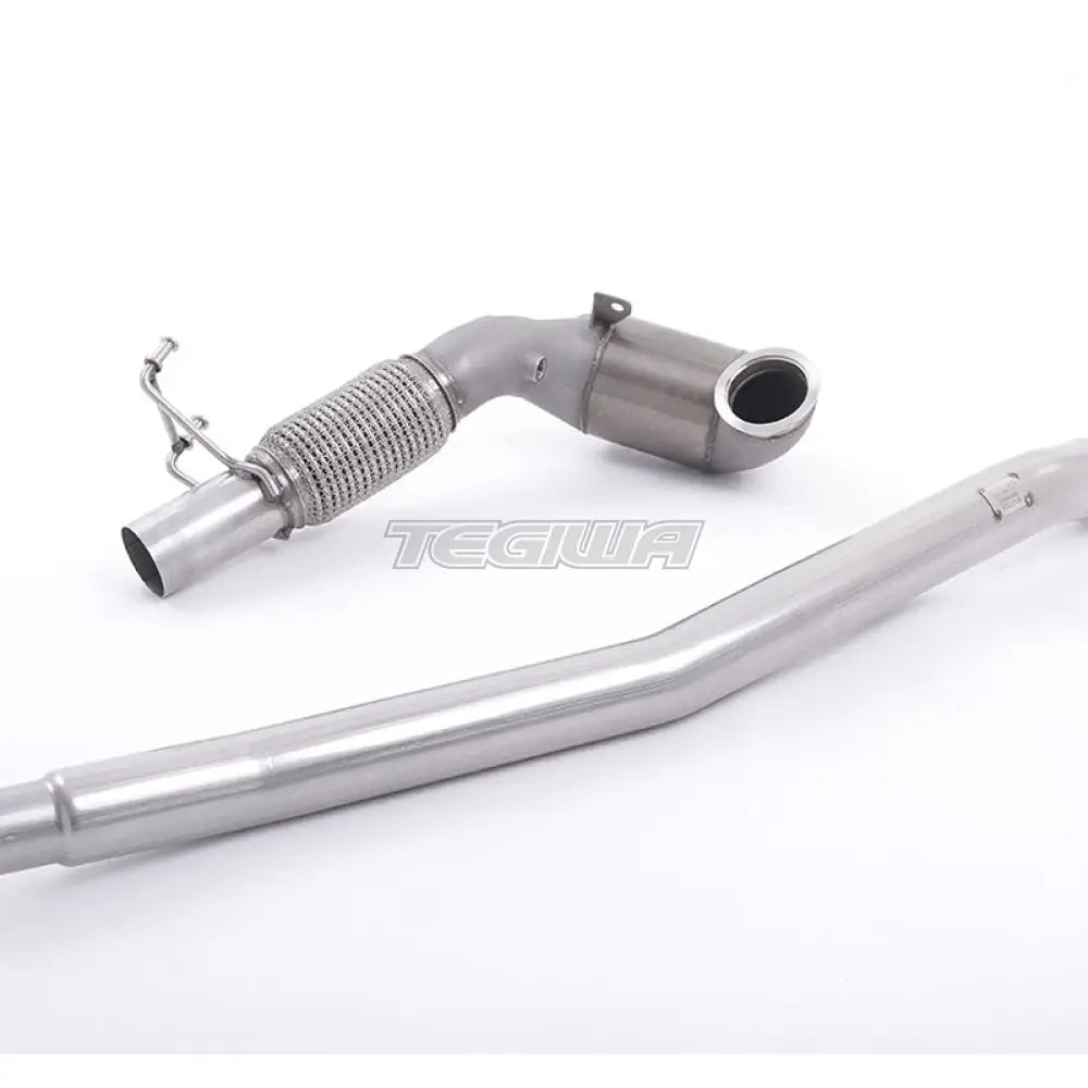 Milltek Audi S3 2.0 TFSI quattro 3-Door 8V/8V.2 (Non-GPF Equipped Models Only) 2013-2018 Cast Downpipe with Race Cat Exhaust - SSXVW386