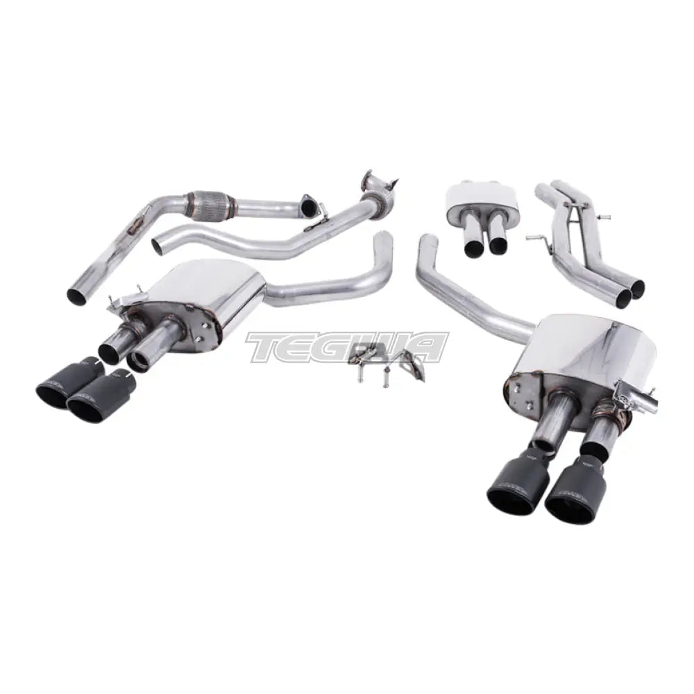 Milltek Audi S5 3.0 V6 Turbo Sportback B9 (Sport Diff Models Only & without Brace Bars) 2017-2023 Cat-back Exhaust