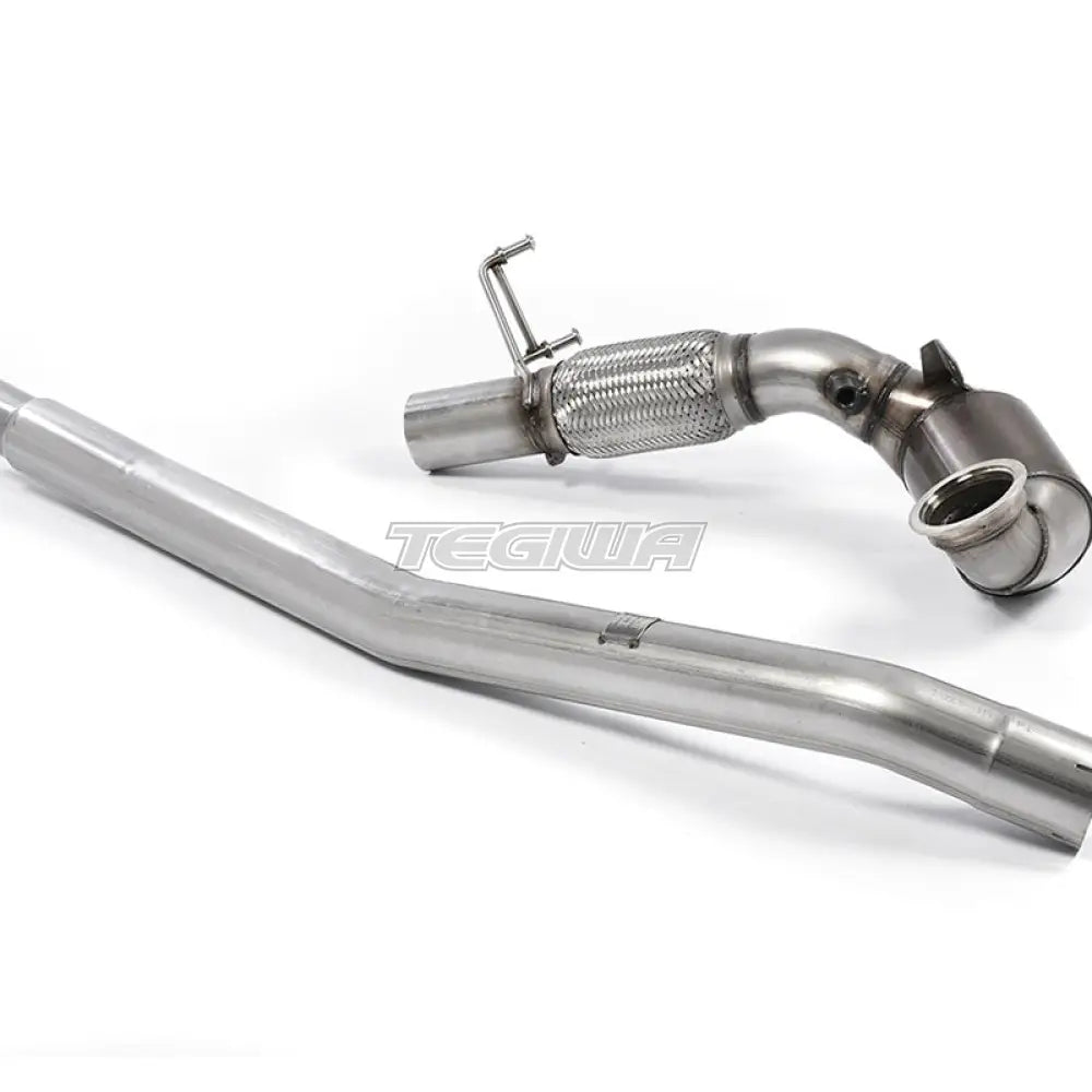 Milltek Audi TT Mk3 TTS 2.0TFSI Quattro (Non-OPF/GPF Models) 2015-2018 Large-bore Downpipe and De-cat Exhaust - OE Fitment