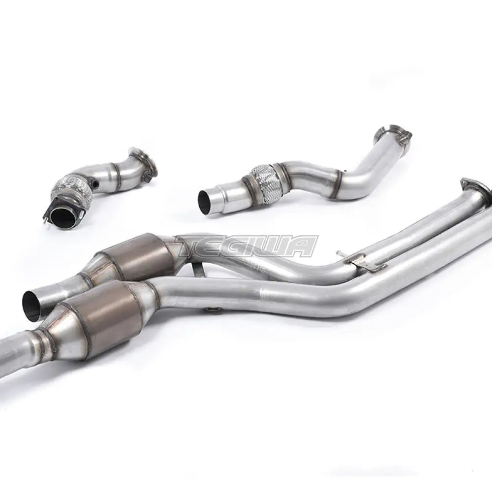 Milltek BMW 3 Series F80 M3 & M3 Competition Saloon (Non OPF/GPF Models Only) 2014-2018 Large Bore Exhaust Downpipes and Hi-Flow Sports Cats Exhaust