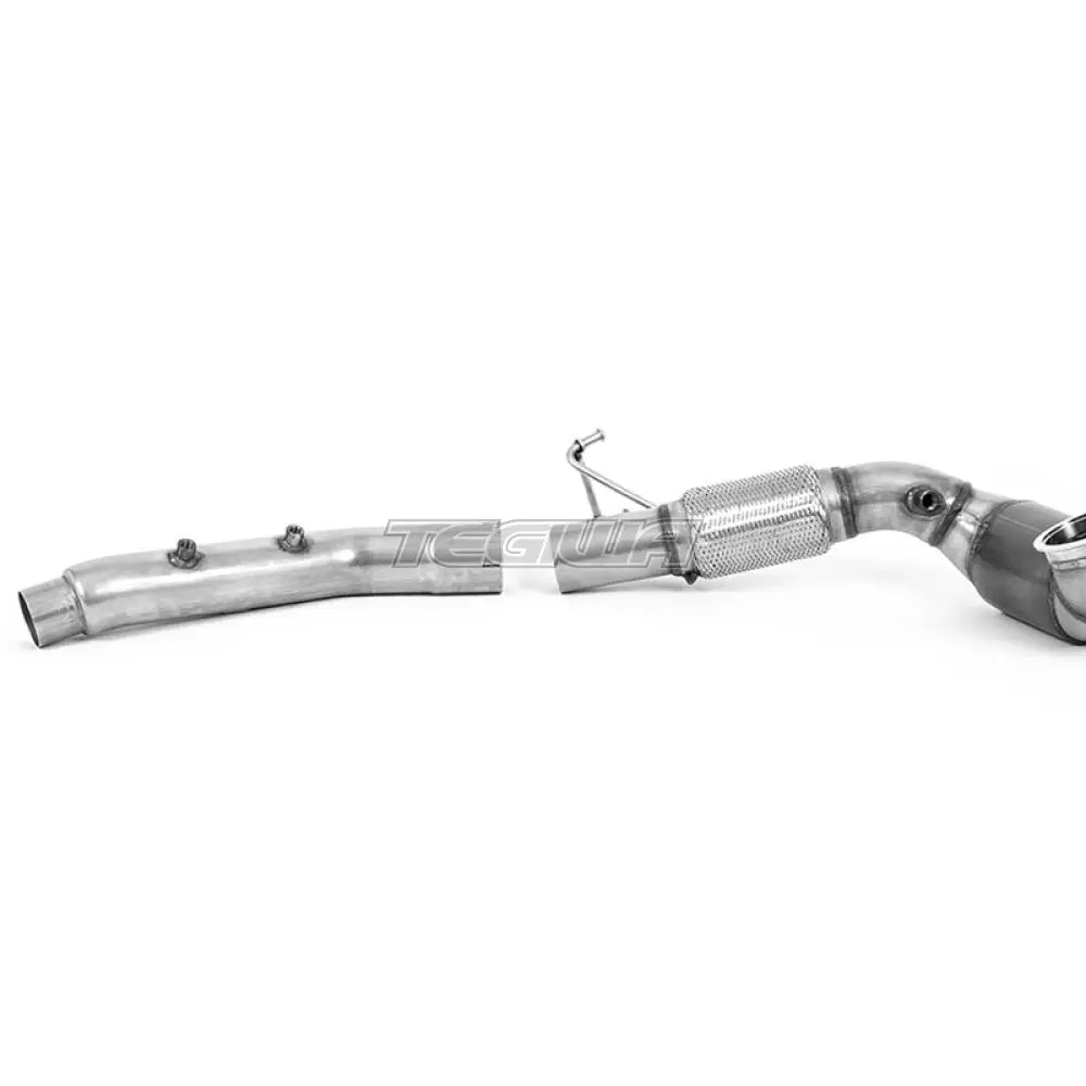 Milltek Seat Leon Cupra Leon Mk4 Hatch 300ps (OPF/GPF Equipped) 2021-2023 Large Bore Downpipe and Hi-Flow Sports Cat Exhaust - HJS Cat - Fits OE System