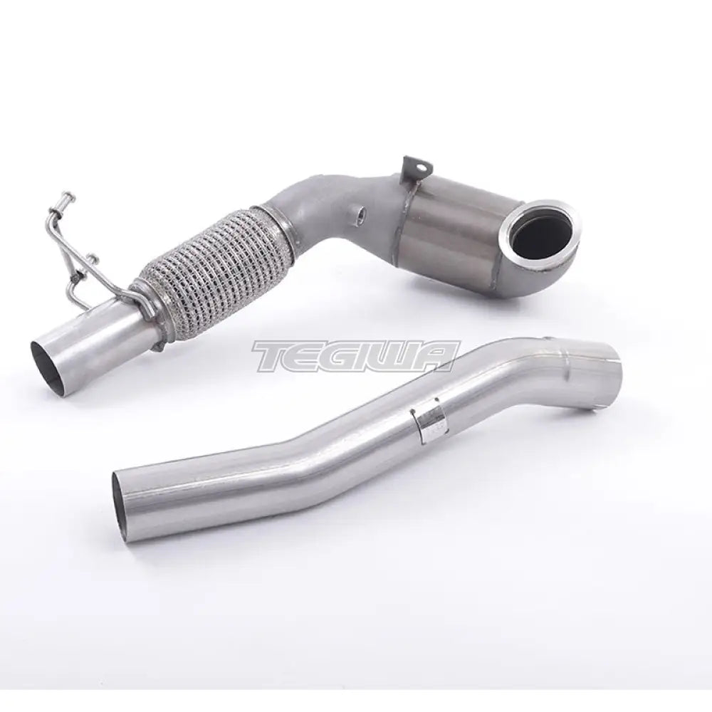 Milltek Volkswagen Jetta Mk7 (MQB) GLi 2.0T 2019-2023 Large Bore Downpipe and Hi-Flow Sports Cat Exhaust - 200 Race Cat Fits with Milltek System