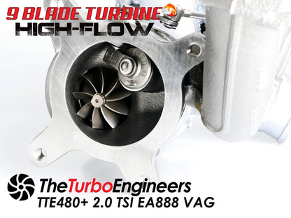 TTE VW 2.0T TSI Turbocharger Upgrade TTE480 EA888 Gen1 Golf GTI Leon FR Scirocoo