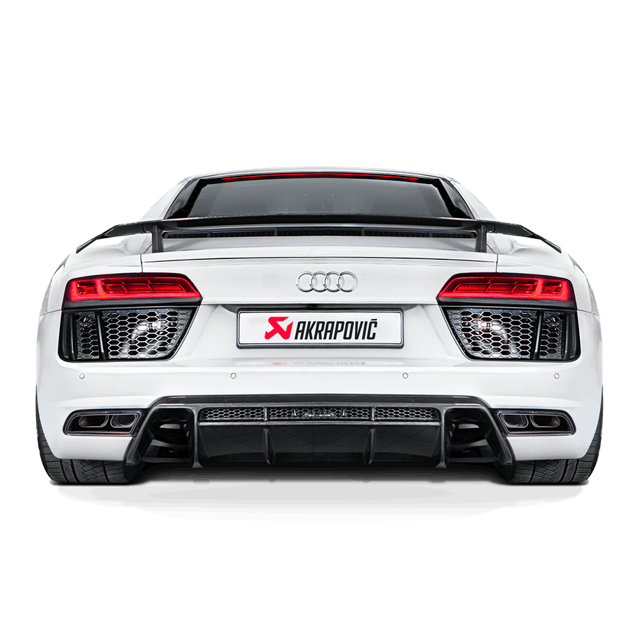 Audi R8 Coupe / Spyder 5.2 FSI | Akrapovic | Slip-On Line Titanium - Does not fit Post 2019 vehicles, with facelift styling