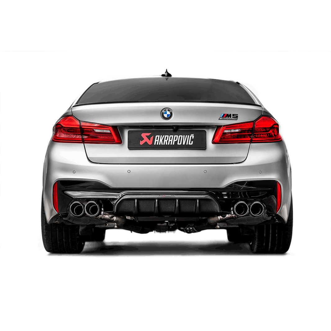 BMW M5 / M5 Competition / CS F90 - OPF/GPF | Akrapovic | Slip-on-Line System - Carbon Tips